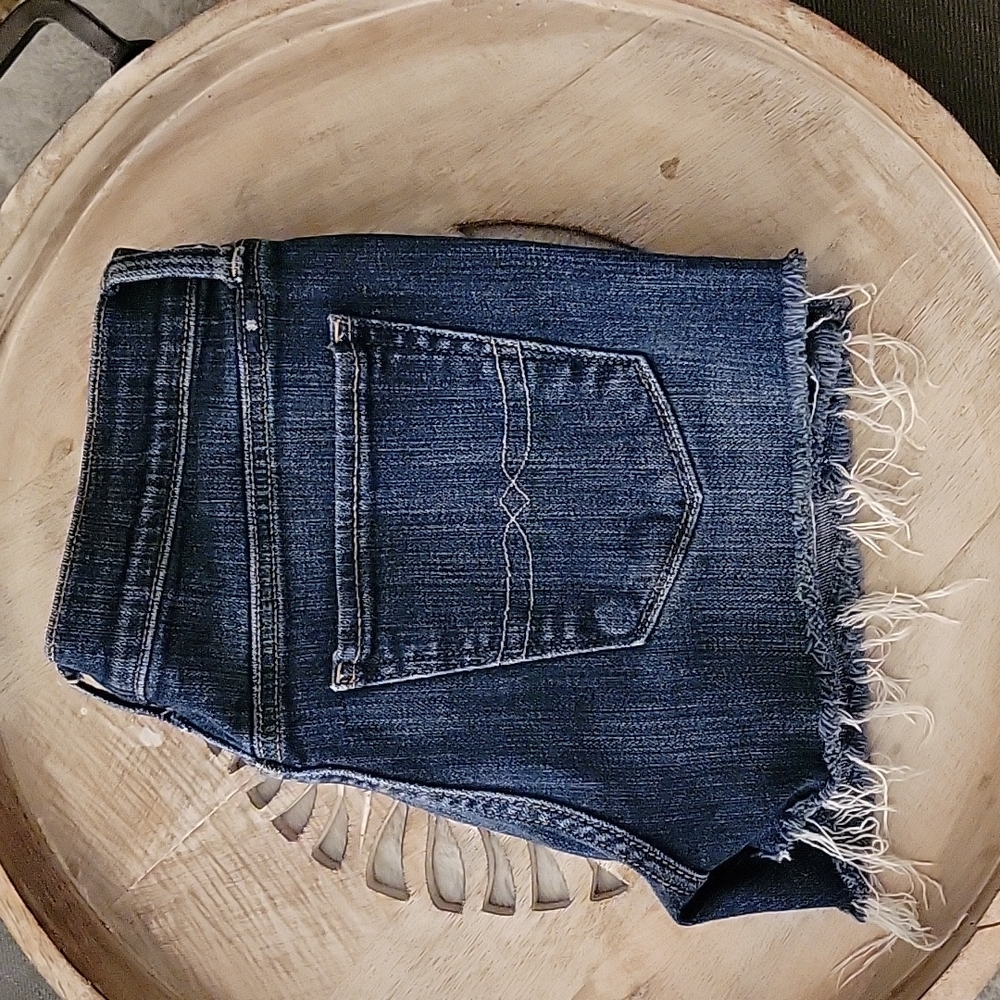 Lucky Brand denim "The Roll Up" cut-off short